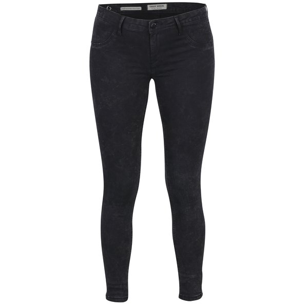 Blugi TALLY WEiJL push-up skinny gri inchis cu aspect prespalat